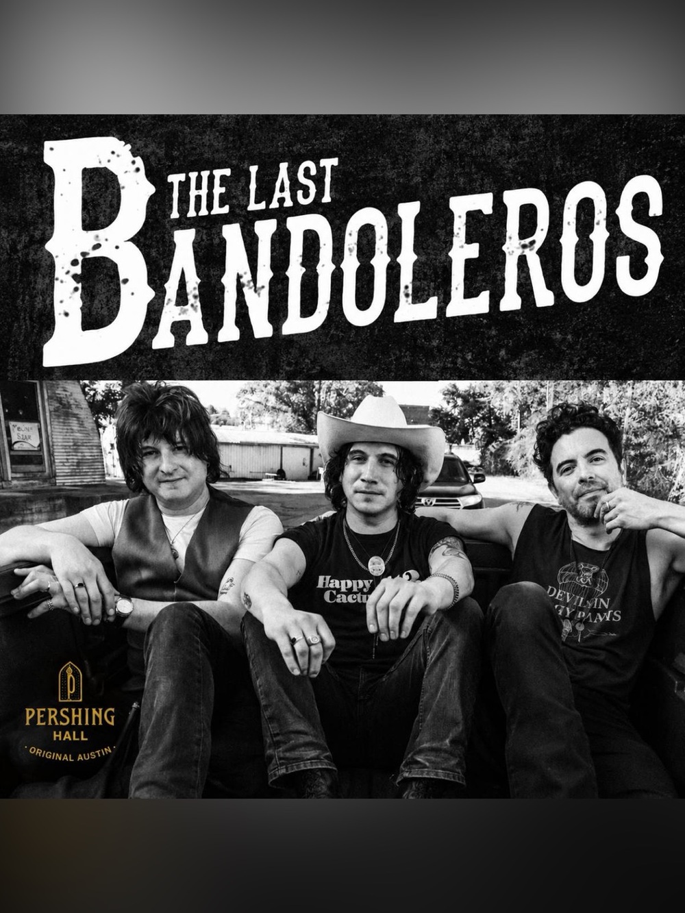 The Last Bandoleros Skeleton Band Graphic T-Shirt Black Size Medium - Picture 9 of 10